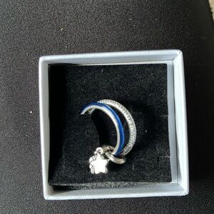 Pandora blue band/ cz band with star charm